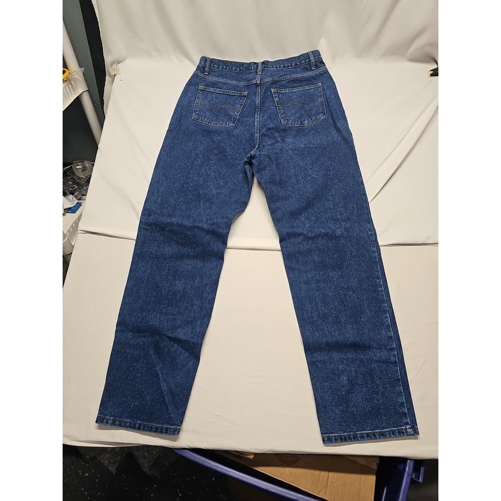 Carolina Blues Women Blue Vintage Tapered Denim Jeans High Rise Cotton Size 18wt - Picture 11 of 15